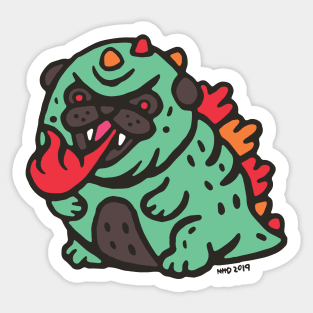 Pugzilla Sticker